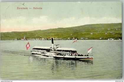 Zürichsee 1909 - Dampfer Helvetia - 39407397