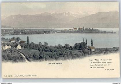 Zürichsee - Blick Richtung Alpen - 50943340