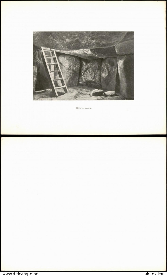 Sylt Hünengrab Passepartout Sylt 1910