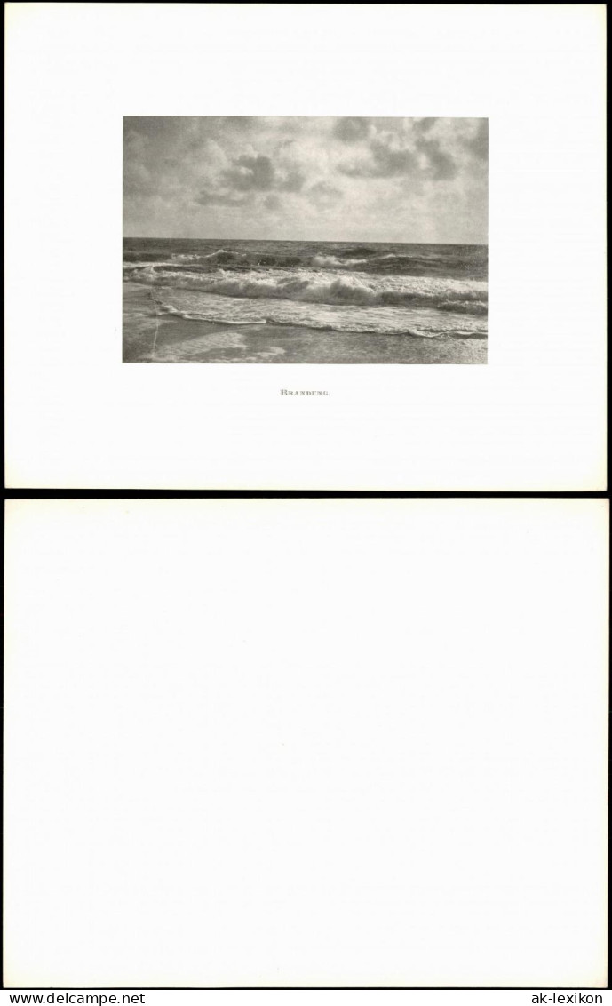 Sylt Insel Sylt Brandung Passepartout Sylt 1910