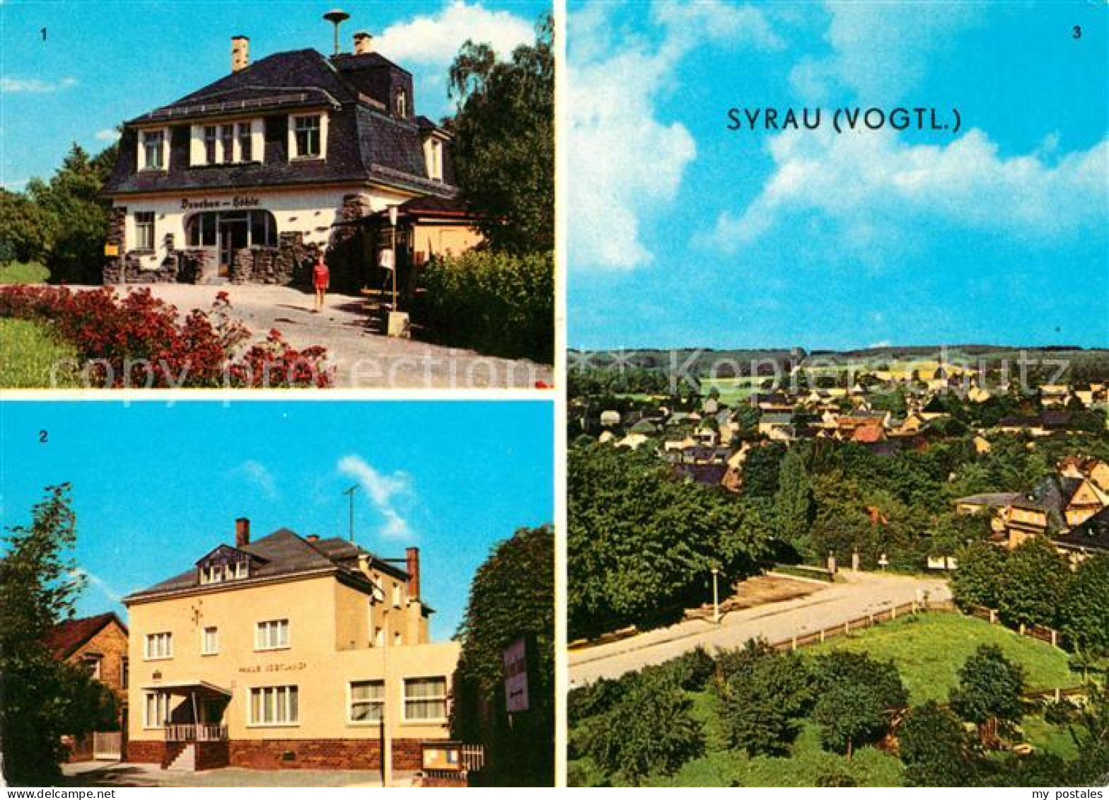 Syrau Vogtland Drachenhoehle Gaststaette Haus Vogtland Panorama