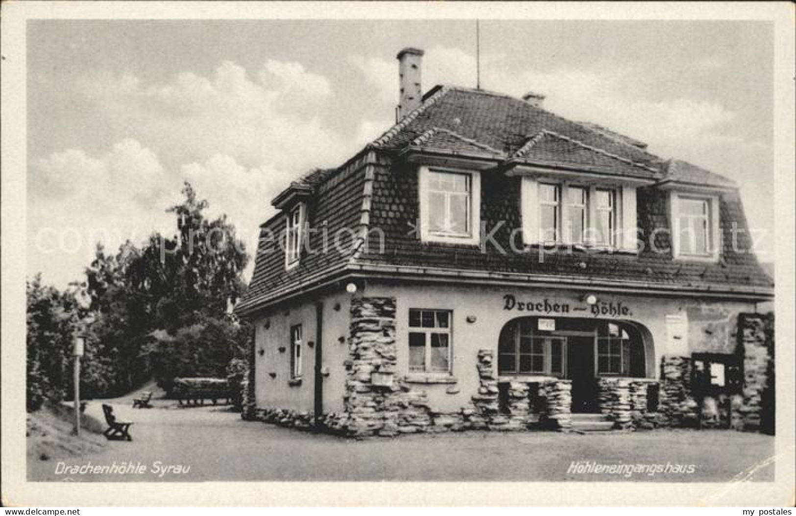 Syrau Vogtland Drachenhoehle Hoehleneingangshaus