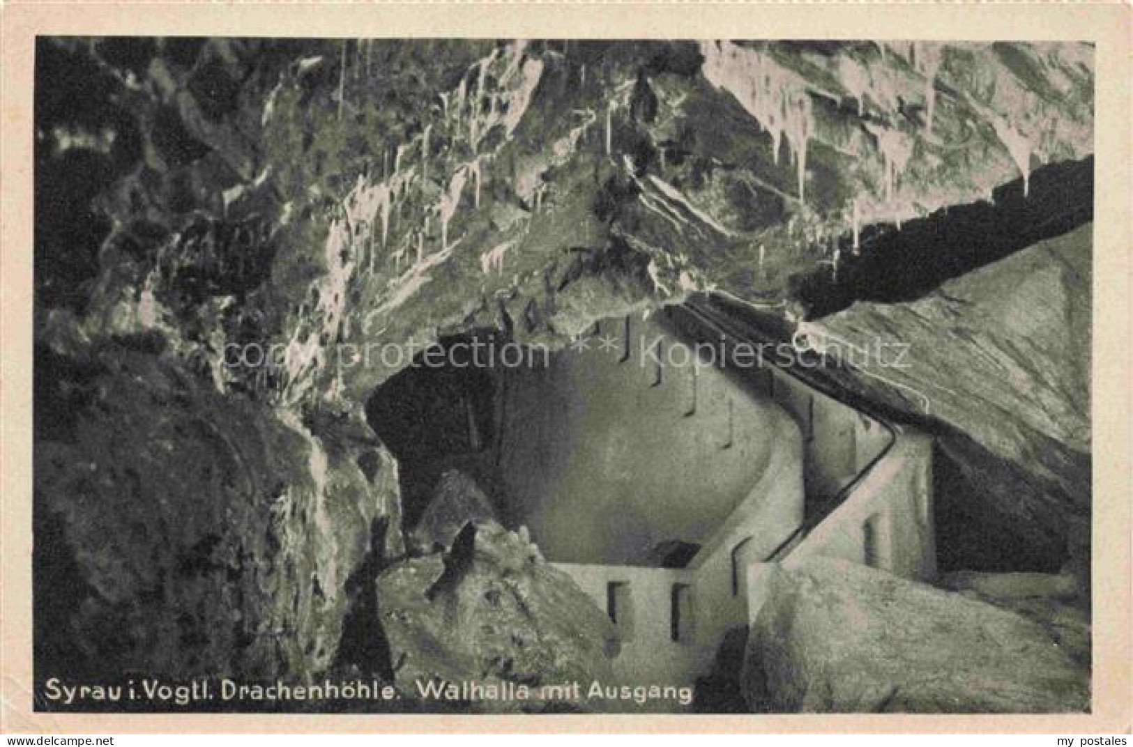 Syrau Vogtland Drachenhoehle Walhalla mit Ausgang