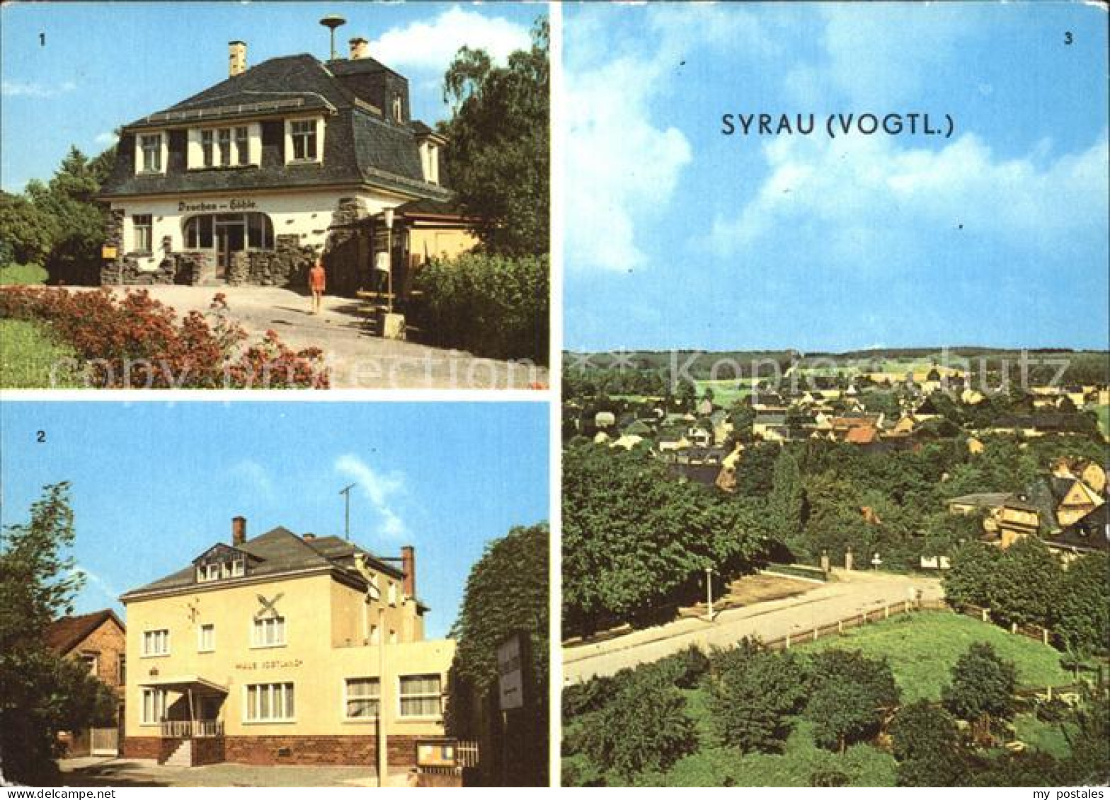 Syrau Vogtland Drachenmuehle Gaststaette Haus Vogtland Panorama