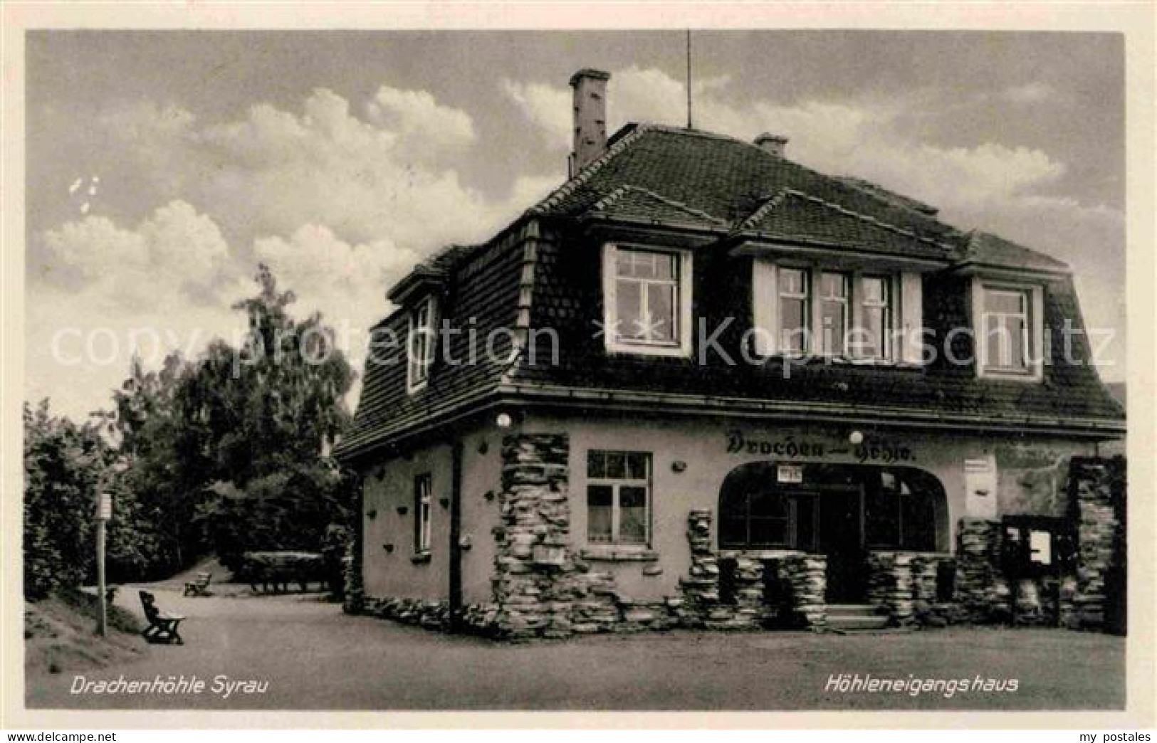 Syrau Vogtland Hoehleneingangshaus Drachenhoehle
