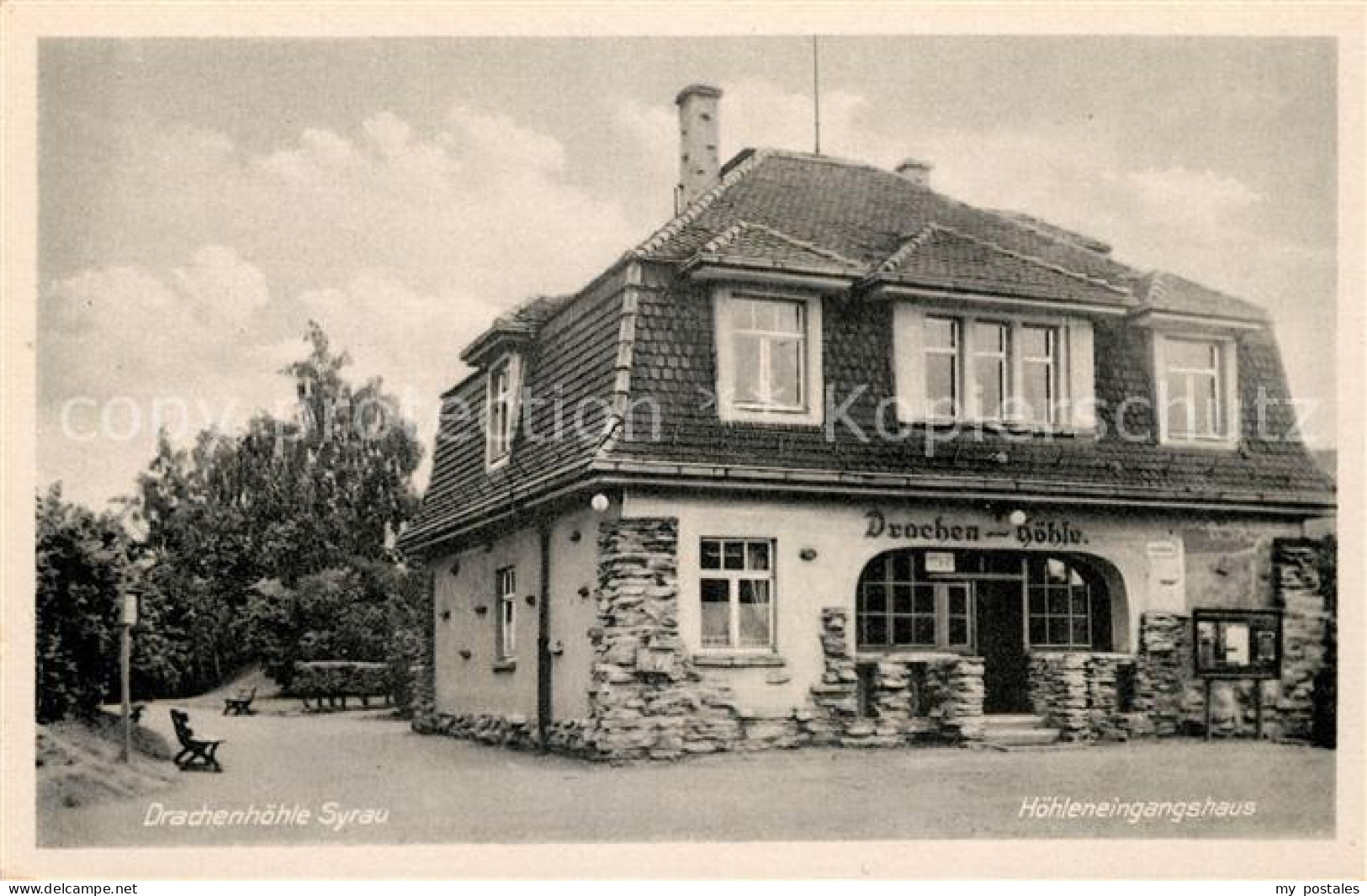 Syrau Vogtland Hoehleneingangshaus Drachenhoehle