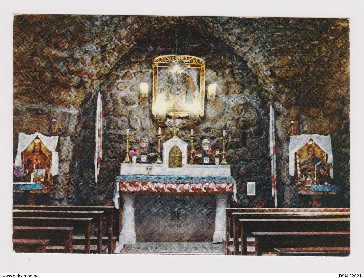 Syria Syrien Syrie Siria Damascus Damas Eglise Chapel Church of Hanania View Vintage Photo Postcard CPA (60093)