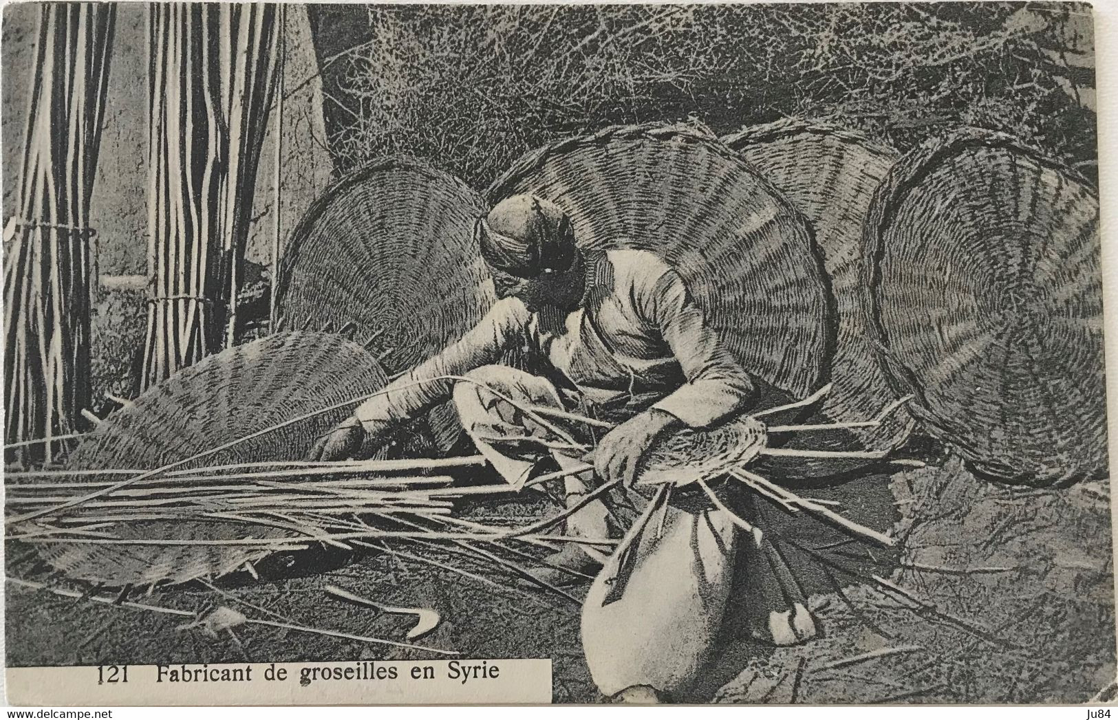 Syrie - Damas - Fabriquant de groseilles en Syrie - Carte postale non voyagée
