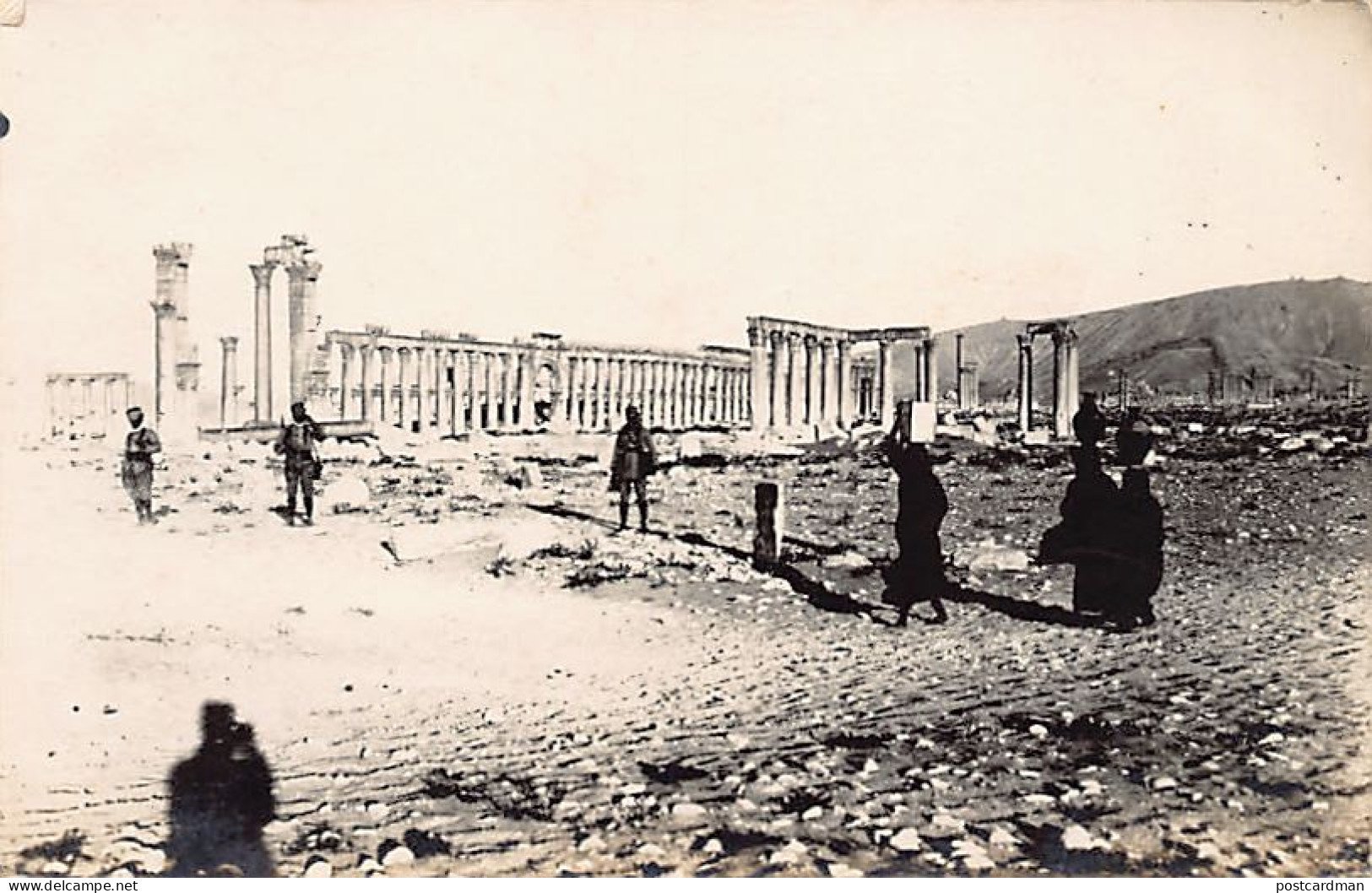 Syrie - PALMYRE - Les ruines - CARTE PHOTO - Ed. inconnu