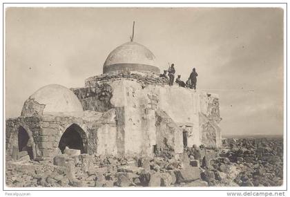 CARTE PHOTO SYRIE - GUETTEURS SUR UNE RUINE