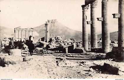 Syrie - PALMYRE - Les ruines - CARTE PHOTO - Ed. inconnu
