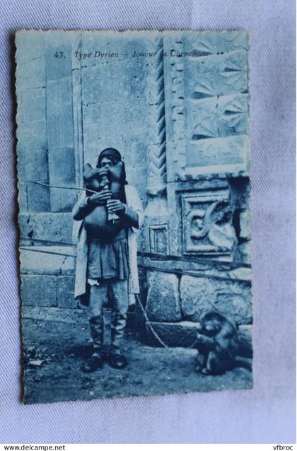 joueur de cornemuse, type Syrien, Syrie