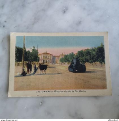 Syrië - Syria // Damas // Direction Chemin de Fer Hedjaz (Mil. Tank) 1929