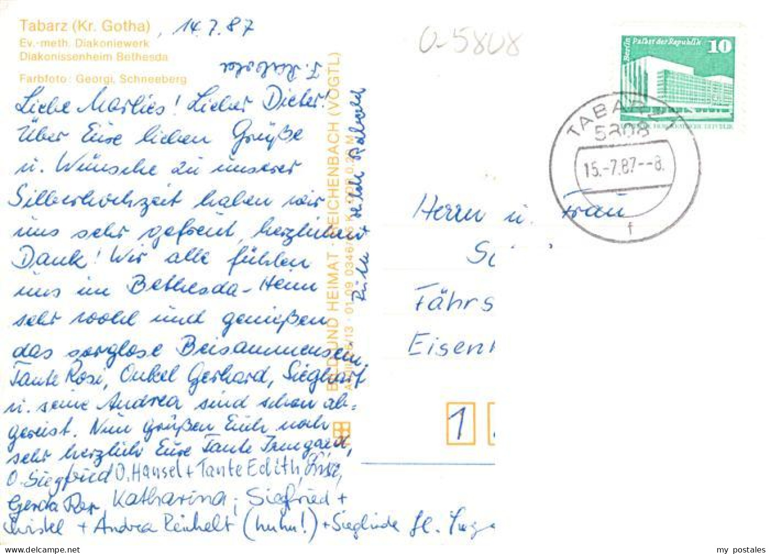 Tabarz Bad Tabarz Ev meth Diakoniewerk Diakonissenwerk Bethesda