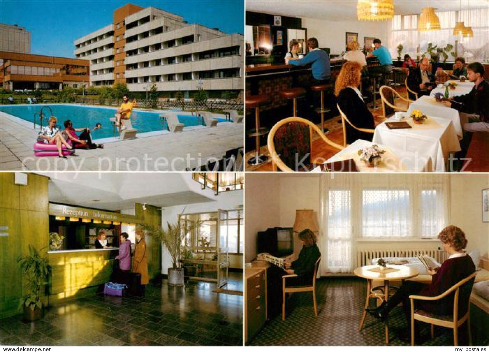 Tabarz Bad Tabarz Inselsberg Klinik Bar Speisesaal Rezeption Schwimmbad