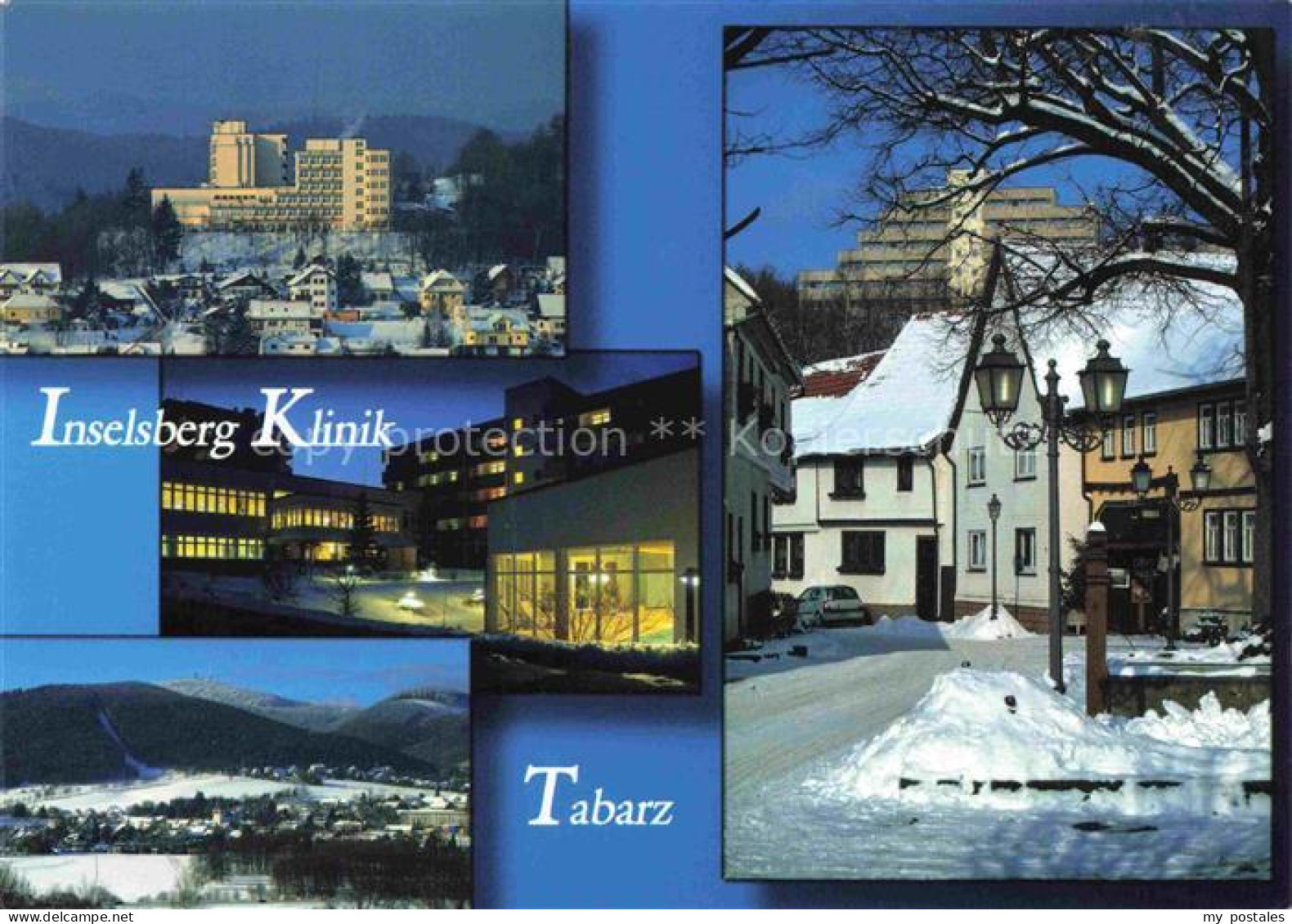 Tabarz Bad Tabarz Inselsberg Klinik Teilansichten Ortspartie