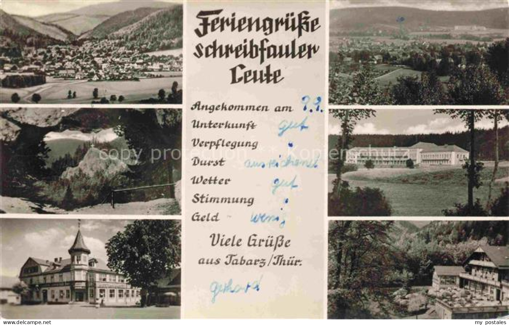 Tabarz Bad Tabarz Thueringen Panorama Hotels Teilansichten