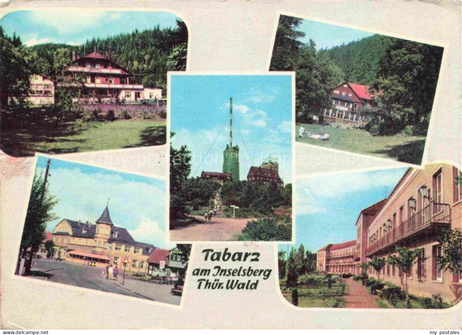 Tabarz Bad Tabarz Thueringen Teilansichten Stadtzentrum Sender