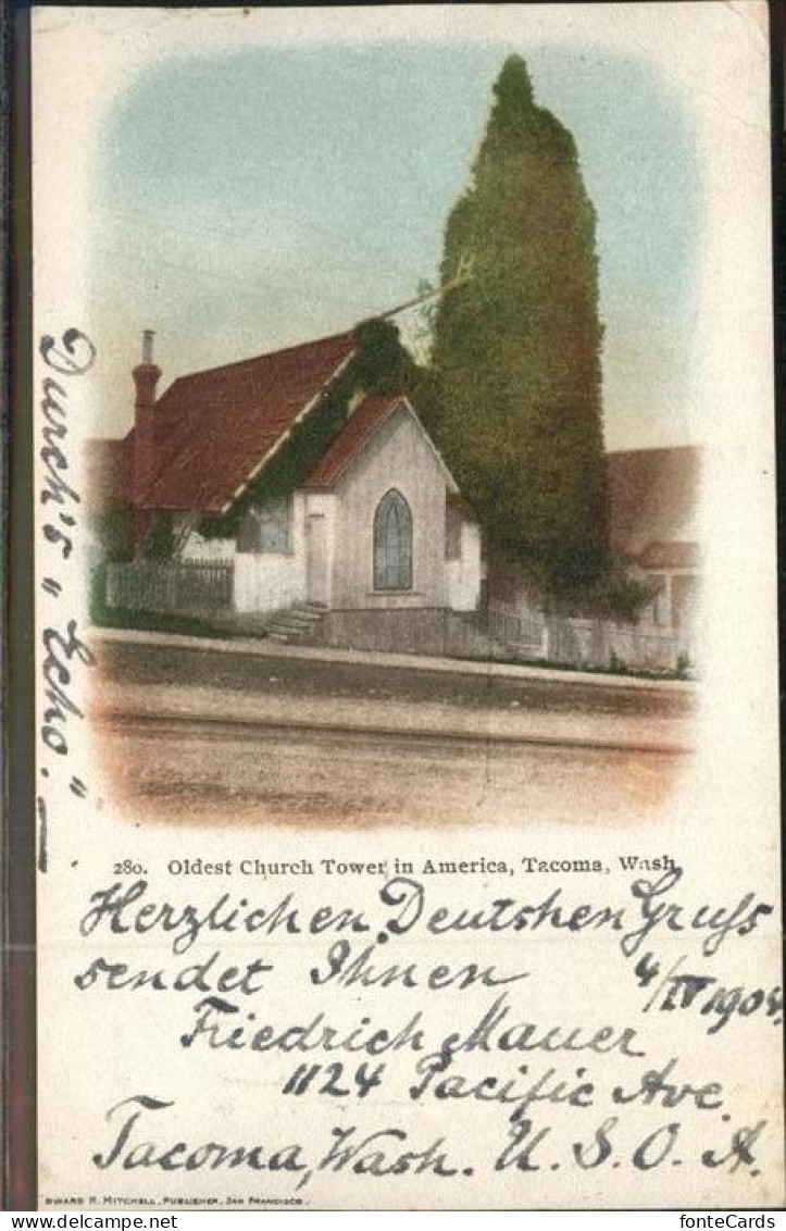 Tacoma Oldest Church Tower in America