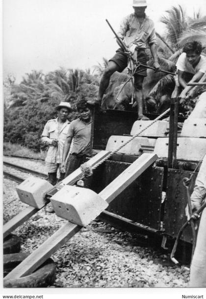 La Voie Ferrée Moderne Chemin de fer animée Thaïland State Railway