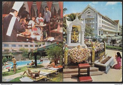 Thailand Erawan Hotel Bangkok postcard used 1978