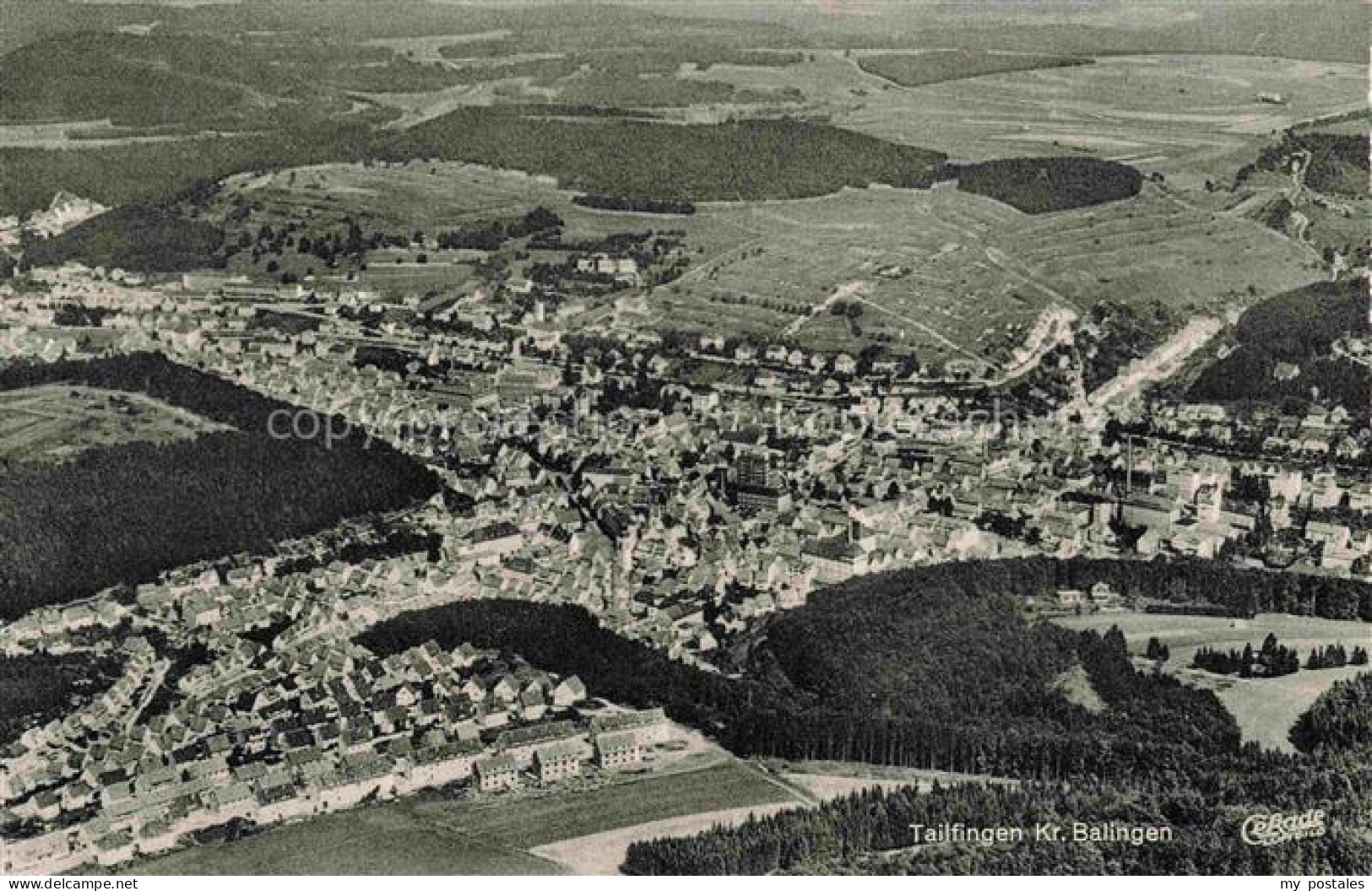 Tailfingen Albstadt BW Fliegeraufnahme