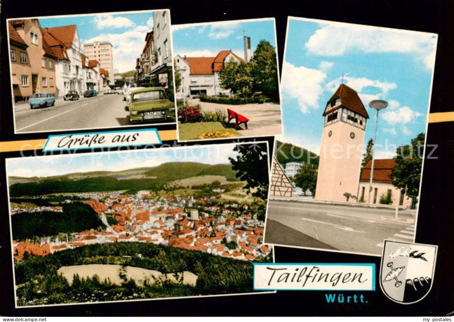Tailfingen Albstadt Ortsansichten Kirche Panorama