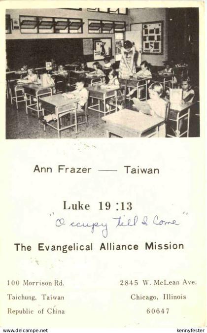 Taiwan - Ann Frazer - The Evangelical Alliance Mission