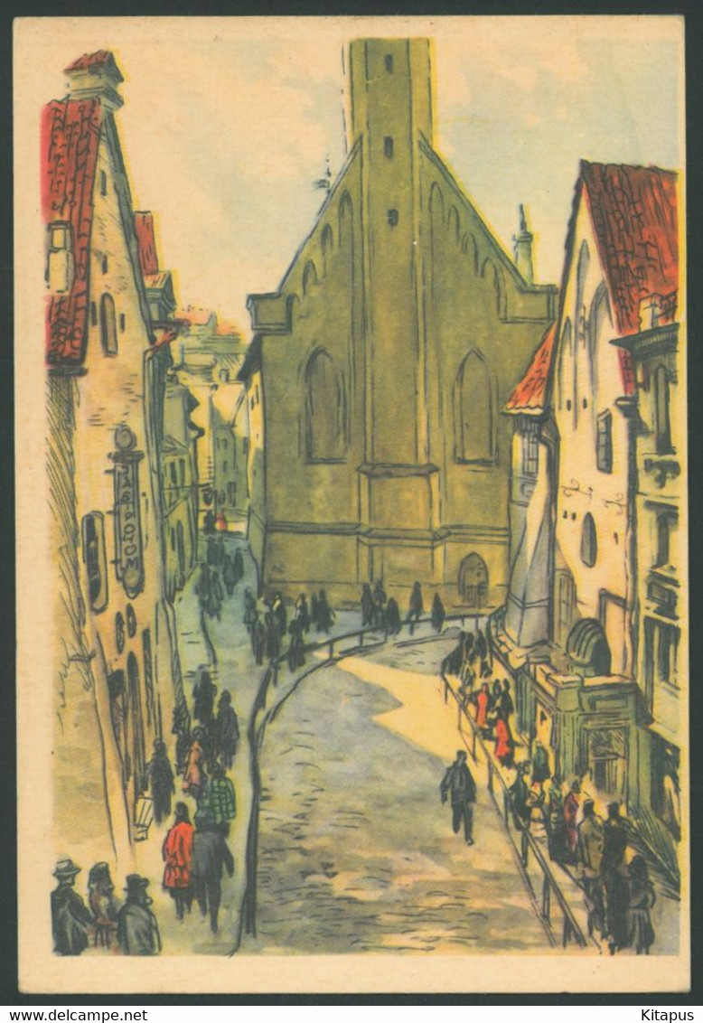 TALLINN vintage postcard Estonia