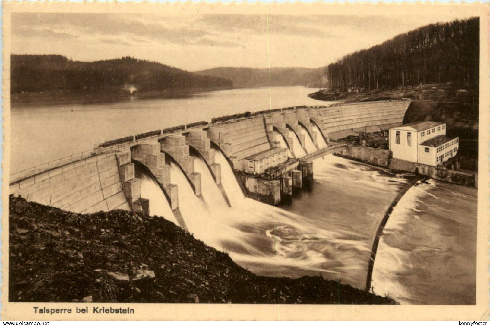 Talsperre bei Kriebstein bei Waldheim