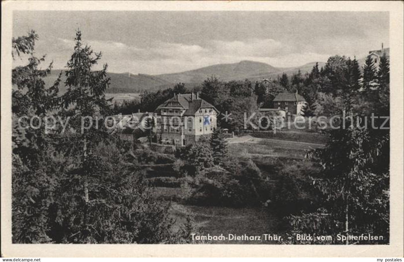Tambach-Dietharz Blick vom Spitterfelsen