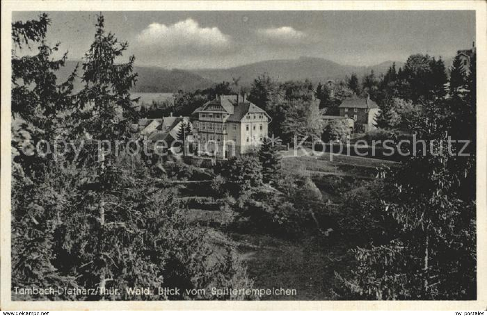 Tambach-Dietharz Blick vom Spittertempelchen