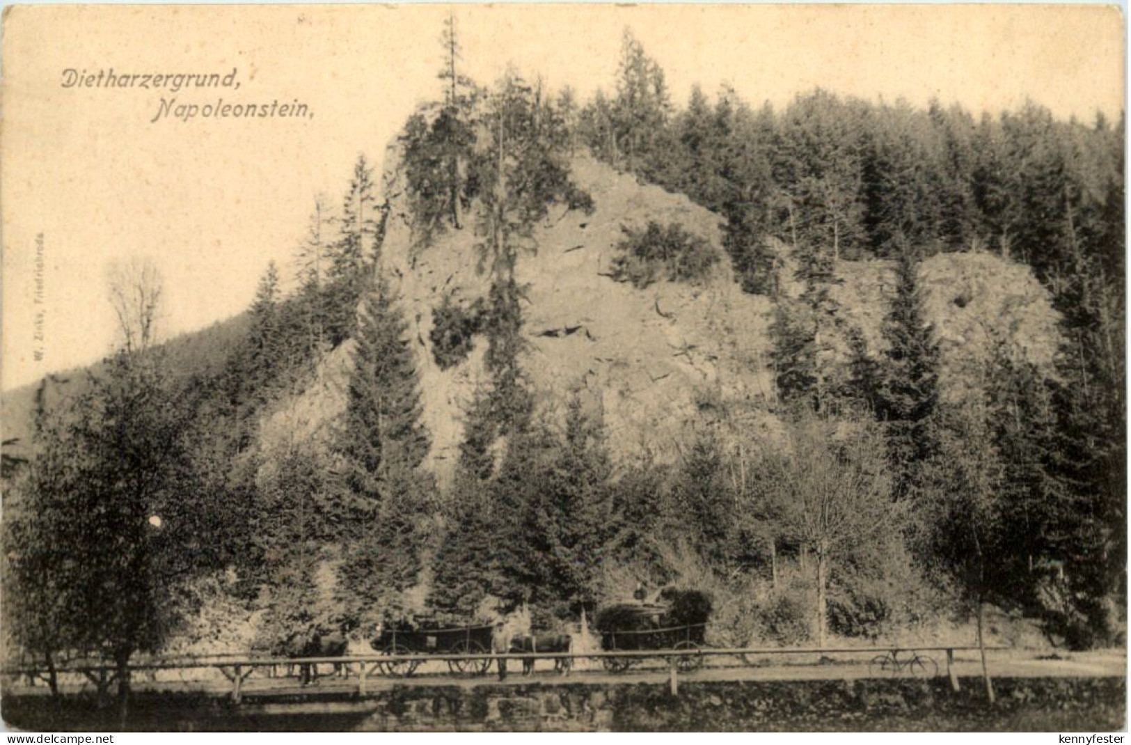 Tambach - Dietharz, Dietharzergrund, Napoleonstein