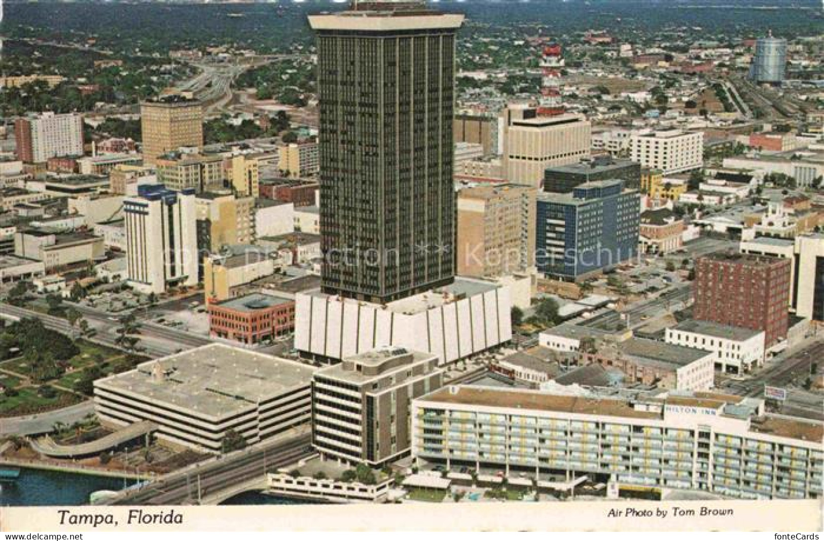 Tampa Florida USA Downtown Tampa on the Hilsboro River
