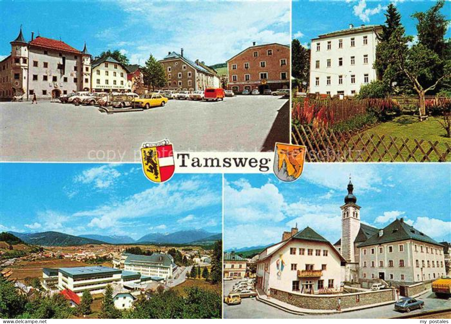 Tamsweg Lungau AT Alter Markt Panorama Rathaus