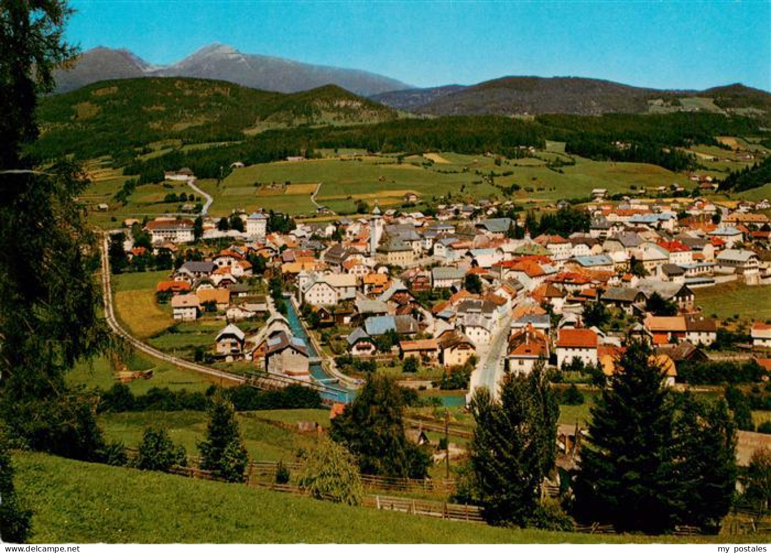 Tamsweg Lungau AT Panorama Blick gegen Preber Sommerfrische