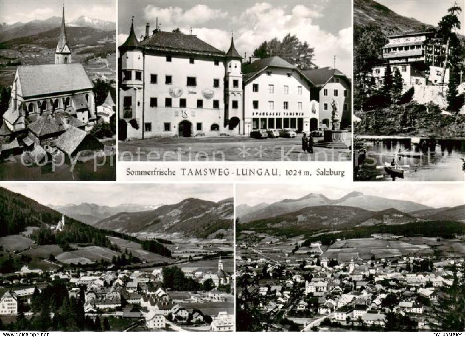 Tamsweg Lungau Kirche Teilansichten Fliegeraufnahme