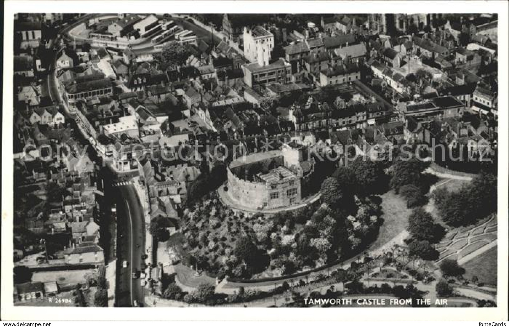 Tamworth Staffordshire Fliegeraufnahme