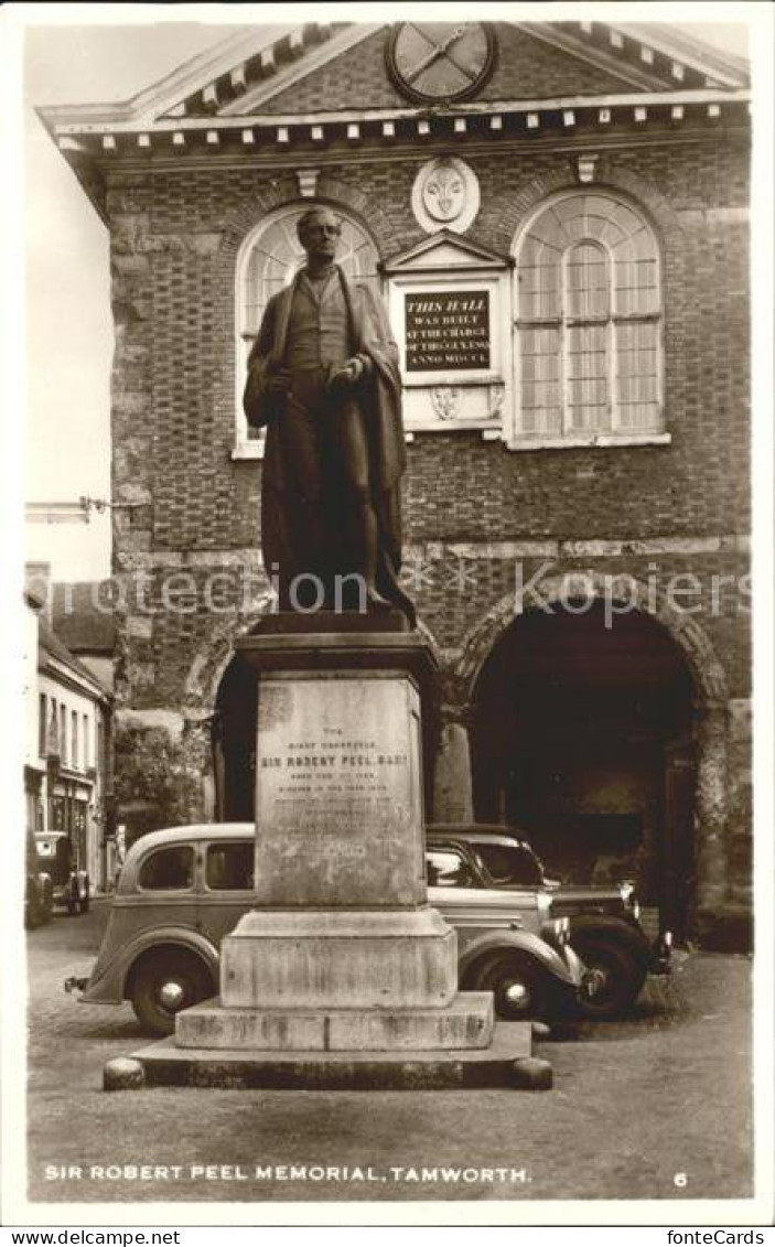 Tamworth Staffordshire Sir Robert Peel Memorial