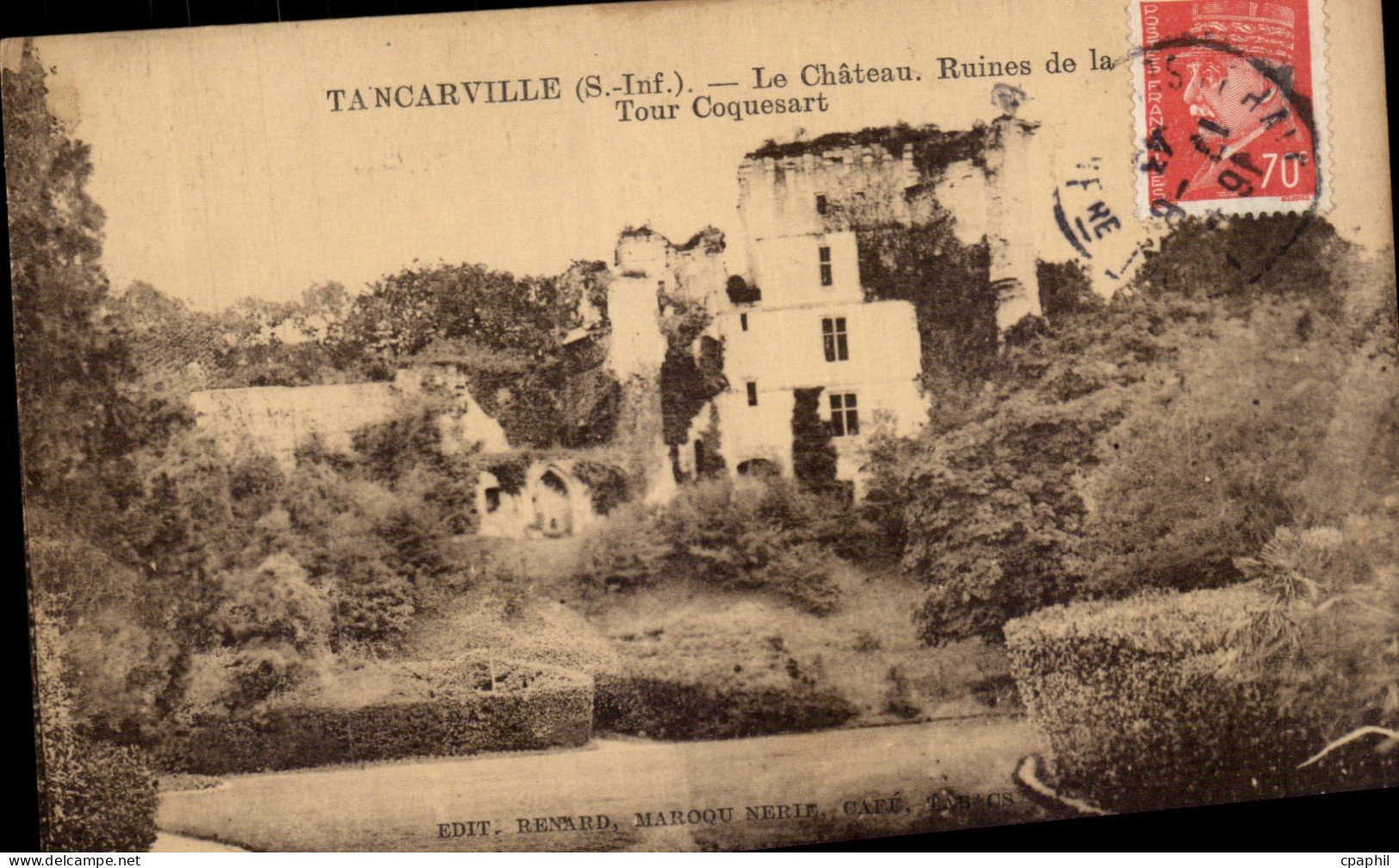 Tancarville - La Tour Coquesart - Le Chateau - CPA