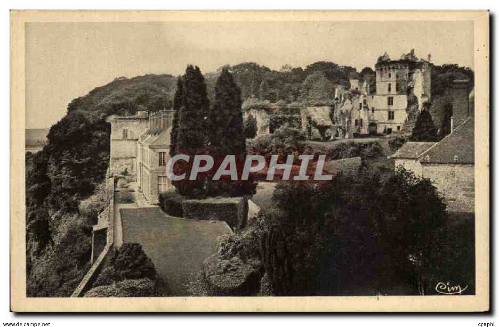 Tancarville - Le Chateau et des Ruines - CPA