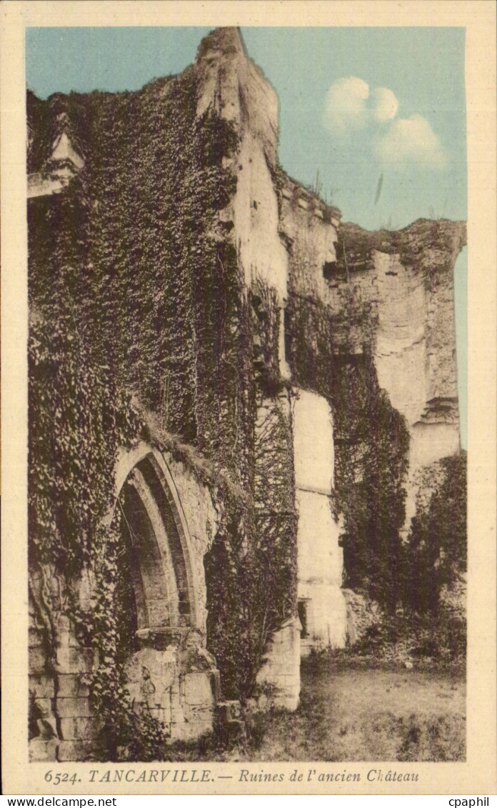 Tancarville - Ruines de l Ancien Chateau - CPA