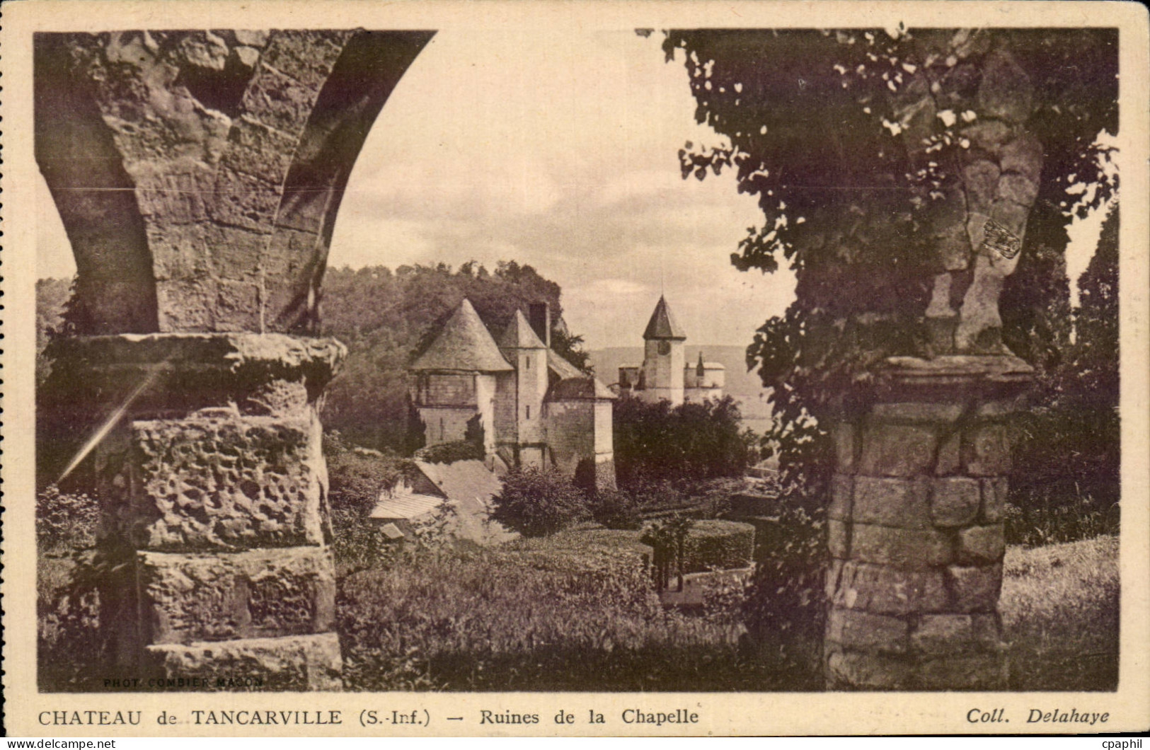 Tancarville - Ruines de la Chapelle - CPA