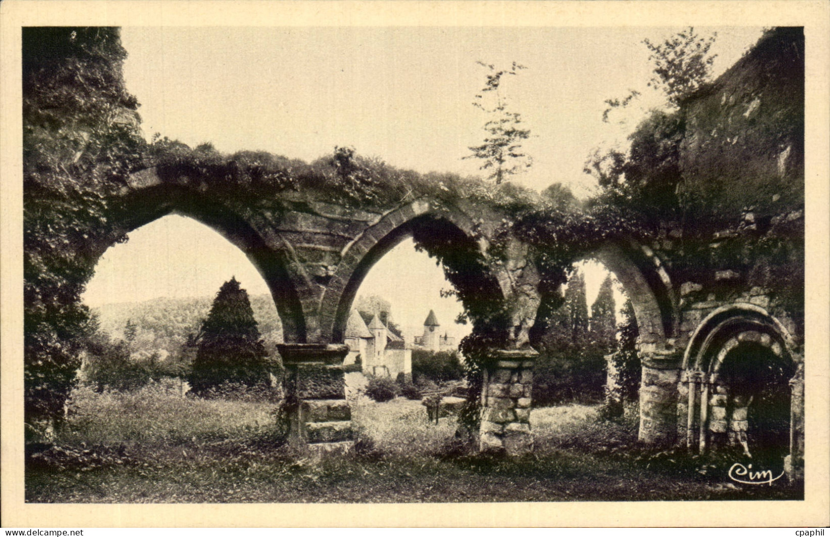 Tancarville - Ruines de la Chapelle - CPA