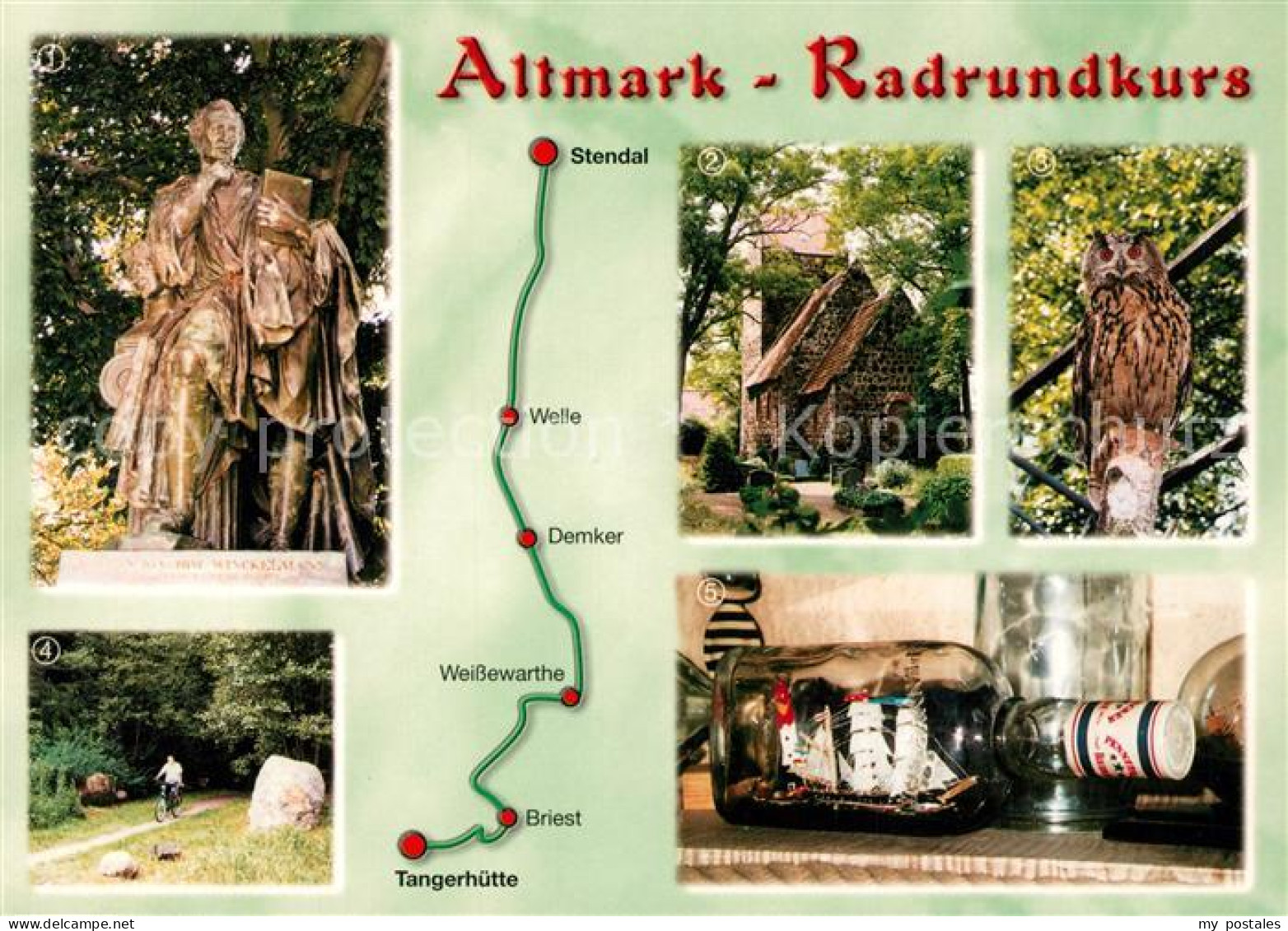 Tangerhuette Winckelmann-Denkmal Stendal Gutskirche Welle