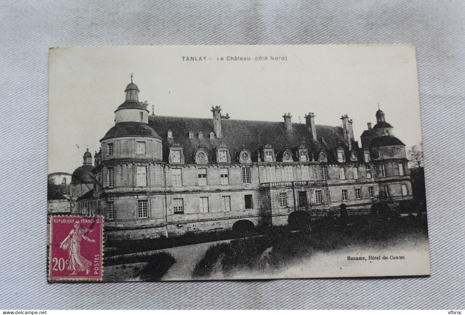 Tanlay, le château côté Nord, Yonne 89