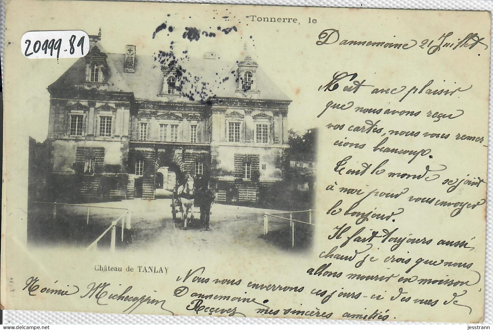 TANLAY- LE CHATEAU DE TANLAY