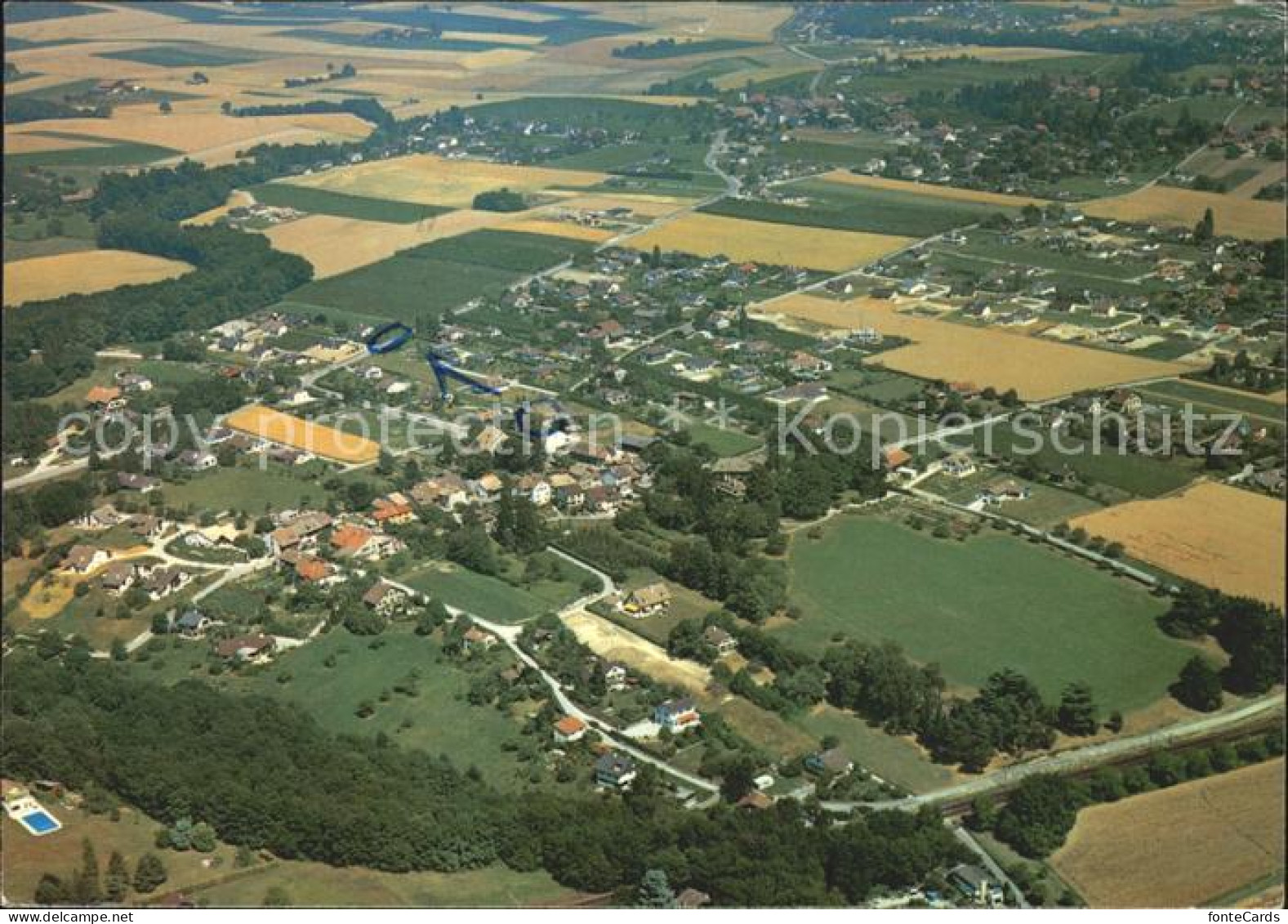 Tannay Nyon Vue aerienne