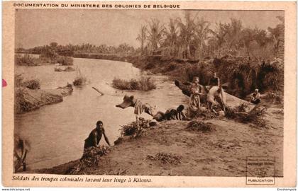 CPA Carte Postale Tanzanie  Soldats des troupes coloniales lavant leur linge à Kilossa  VM99671
