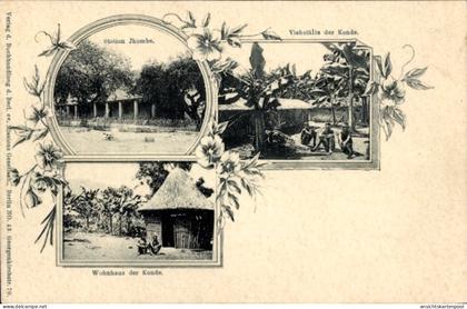 CPA Konde Tansania, Wohnhaus, Viehställe